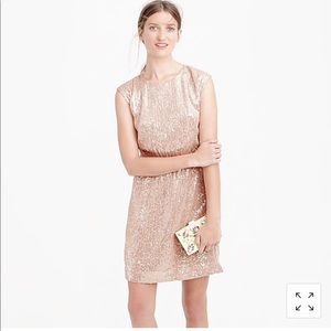 J.Crew cap sleeve sequin dress